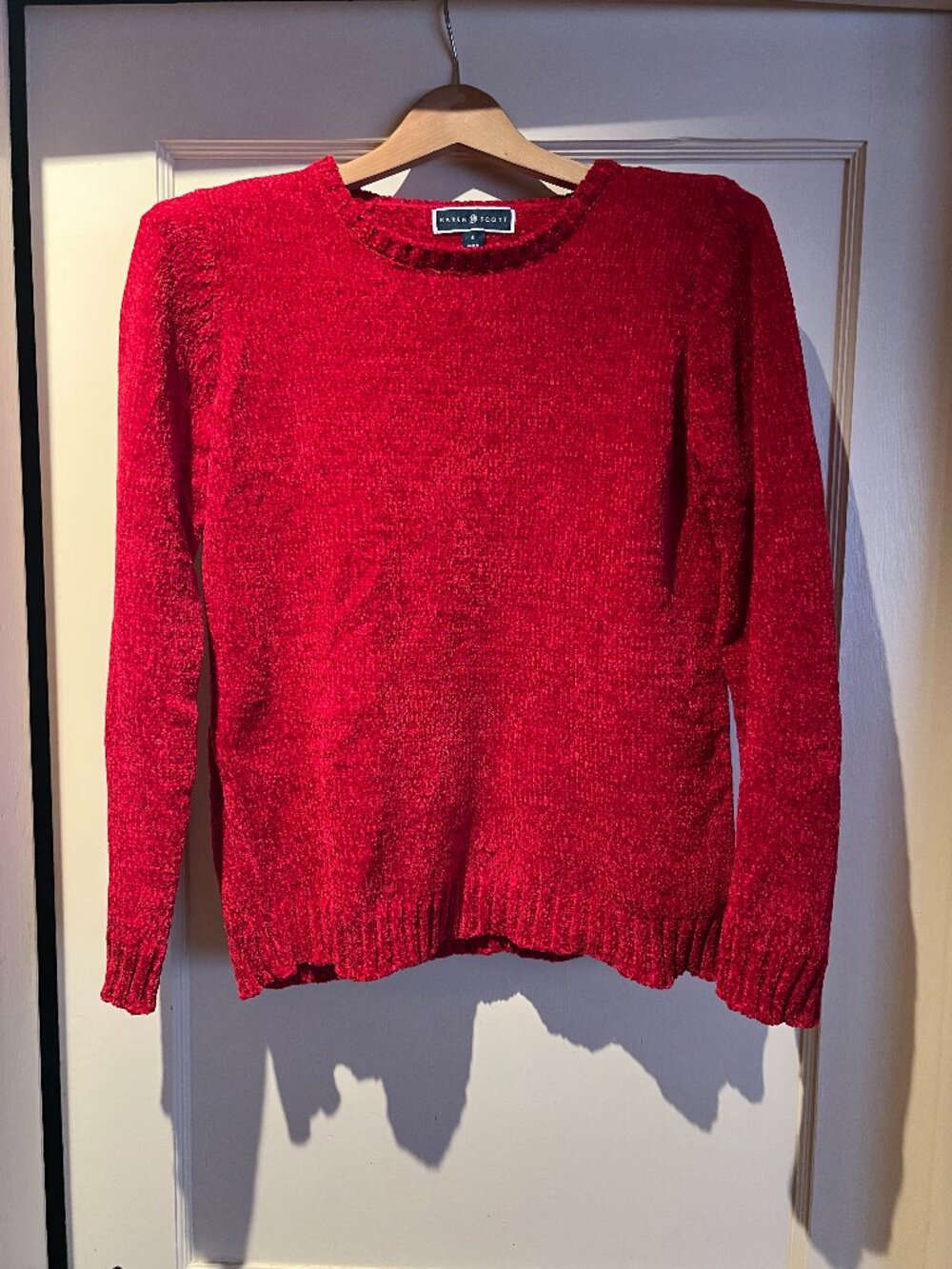 red sweater